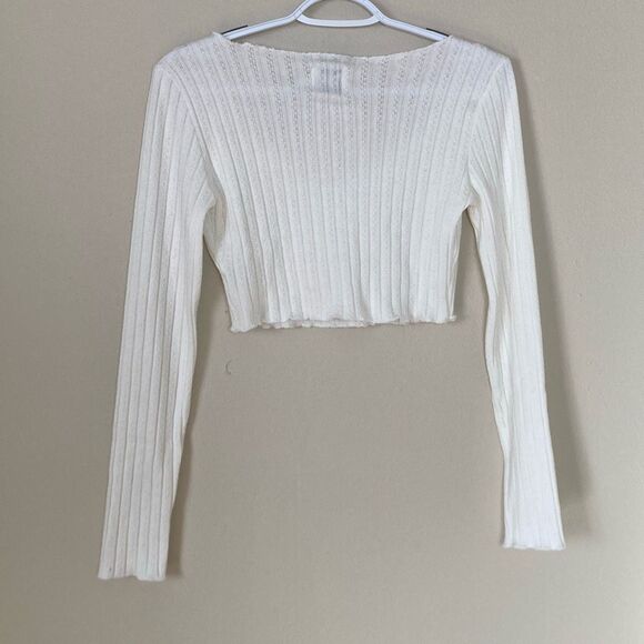 Princess Polly  Cropped‎ Long Sleeve Top Size 4 (C8) - Picture 2 of 10